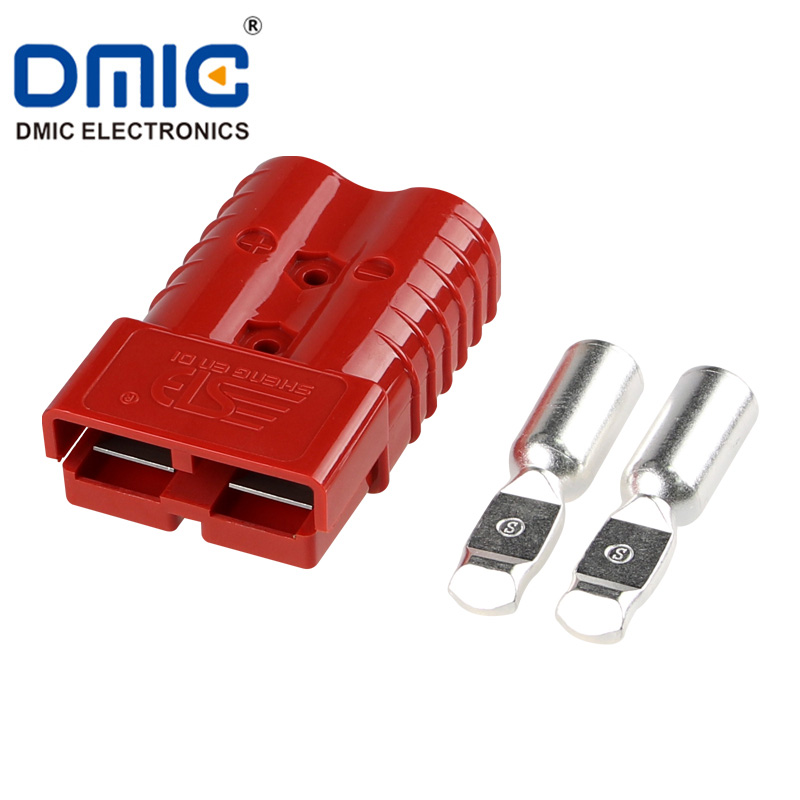 350A 600V Red Forklift Battery Cable Connectors