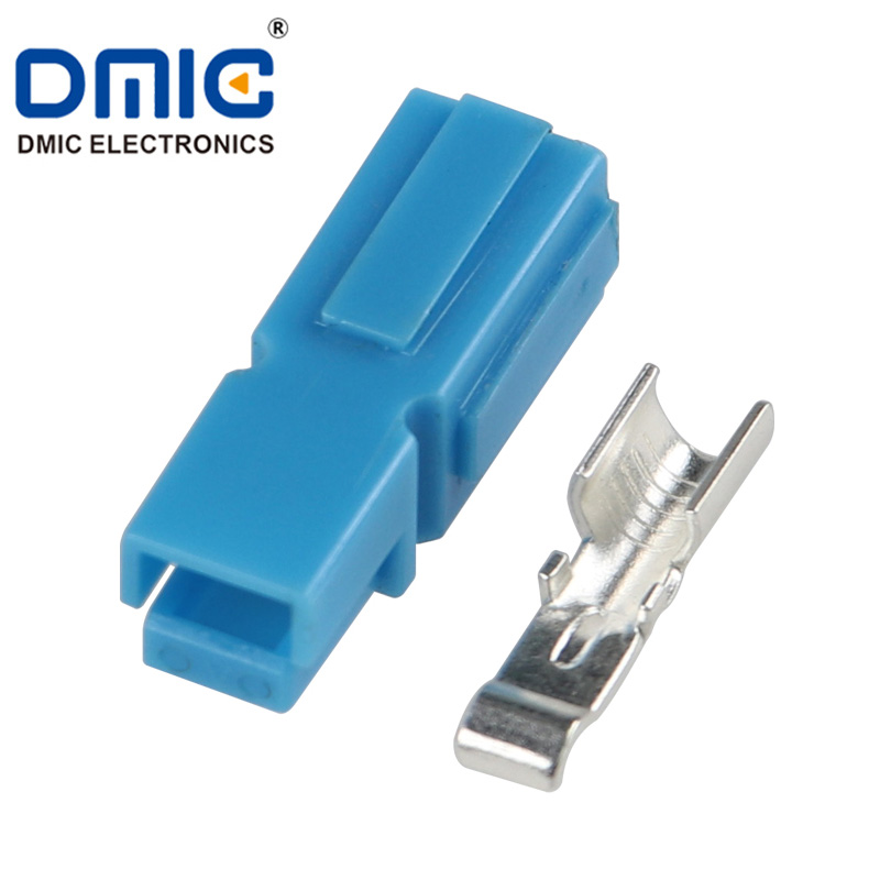 45A Blue 1 pole quick connect battery connector
